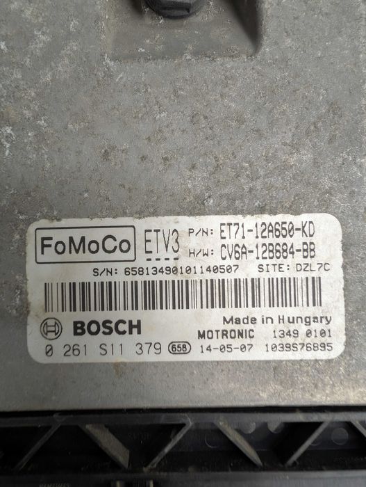 Sterownik Silnika Komputer Ford Courier 1.0 Ecoboost