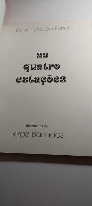As Quatro Estações - David Mourão-Ferreira (1ª edição, 1980)
