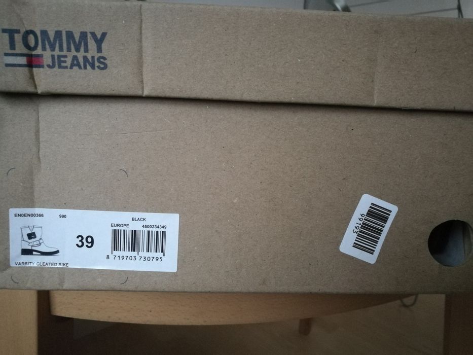 Tommy hilfiger jeans botki, bikery, biker boots, 39
