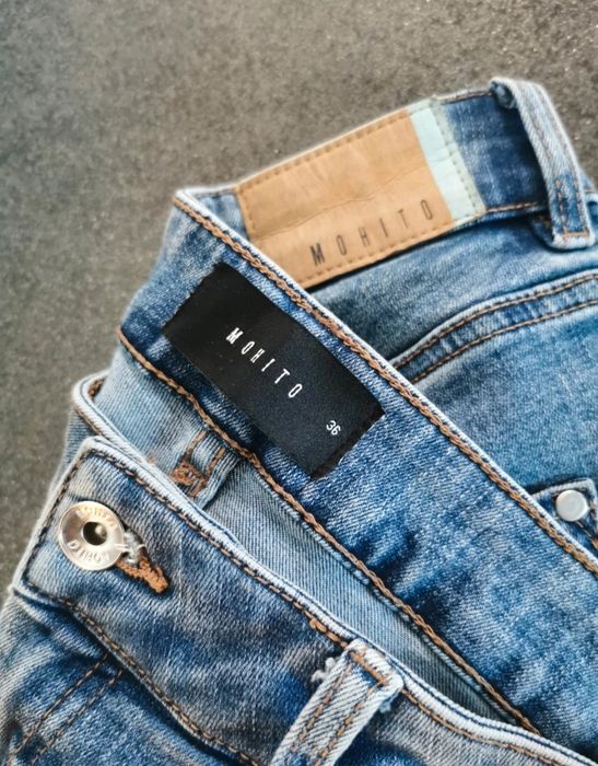 Jeansy Mohito 36 S slim fit elastyczne