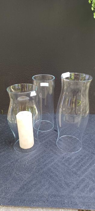 Campânulas vidro para velas