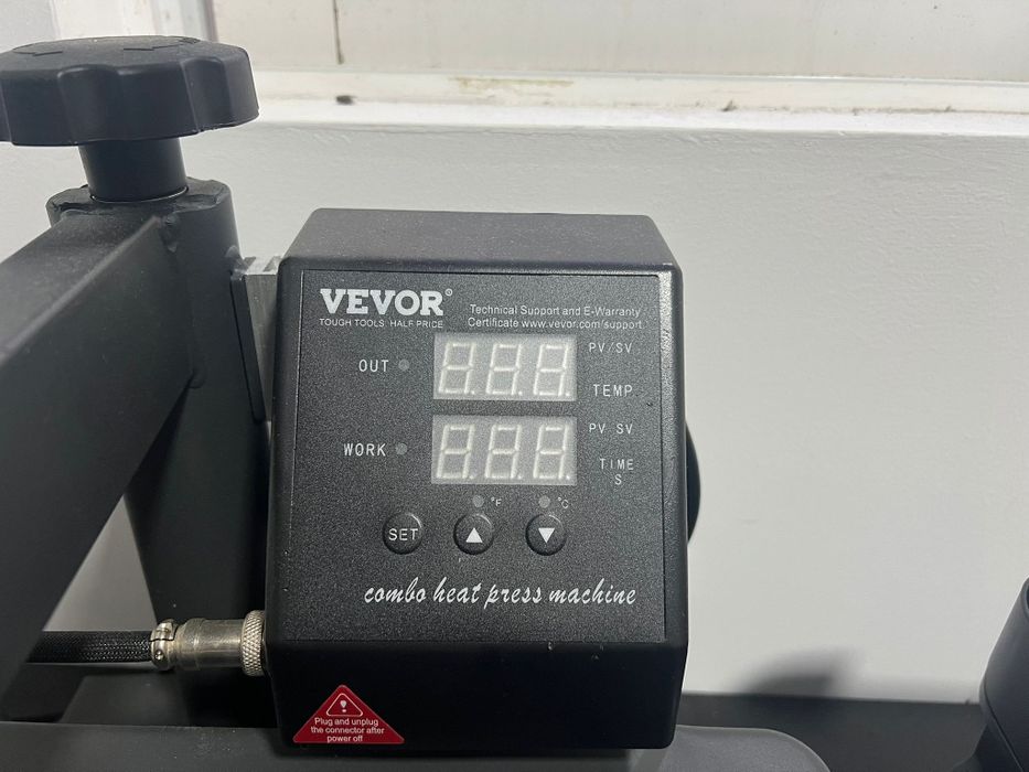 Prensa Térmica VEVOR Multifunción Profesional 8 en 1- ¡Como Nueva!
