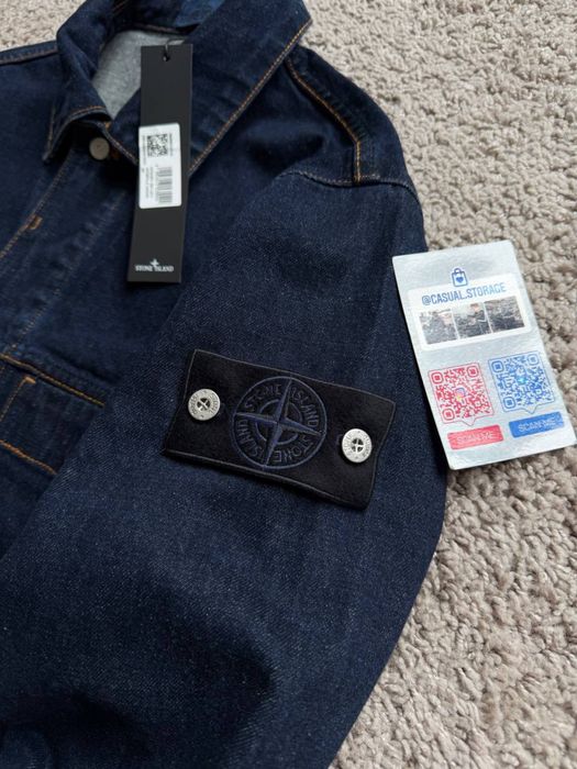 Джинсовая куртка Stone Island Ghost