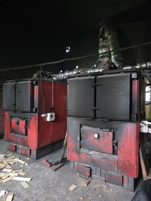 Сушильный комплекс древесины 120м3, Котел Австрийский 1,5 мГВт.