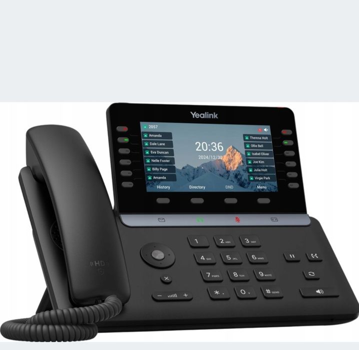 YEALINK T85W - Telefon IP / VoIP Gigabit PoE WiFi Bluetooth, następca T54W
