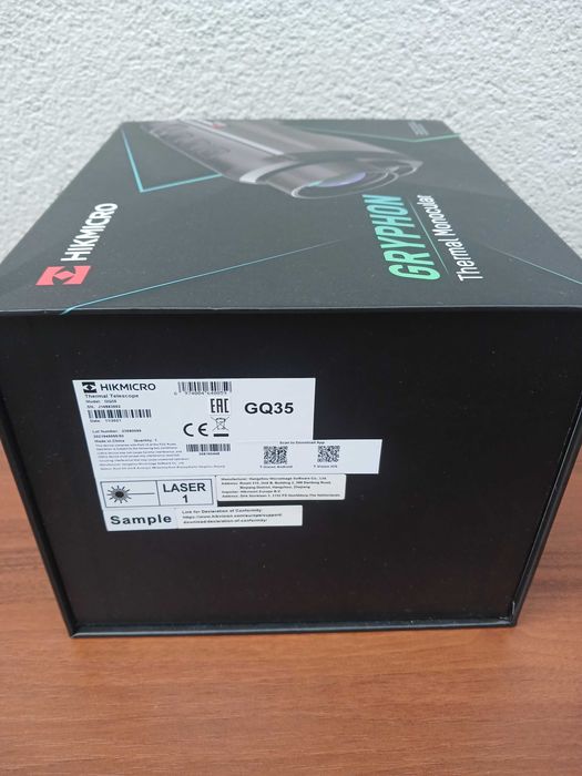Тепловизор HikMicro GRYPHON GQ35 VOx 640x512\12µm\≤35мК\35мм\1800м