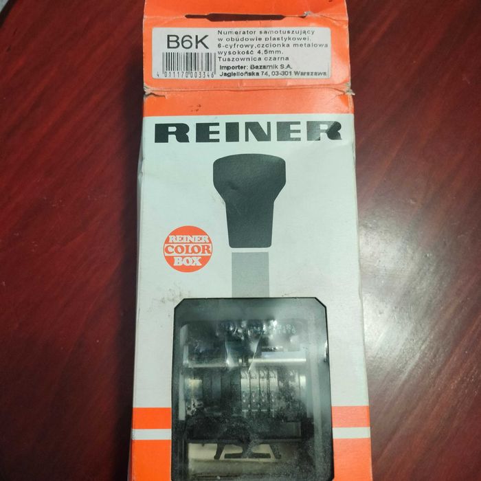 Reiner numerator B6K 6 cyfrowy 4,5 mm