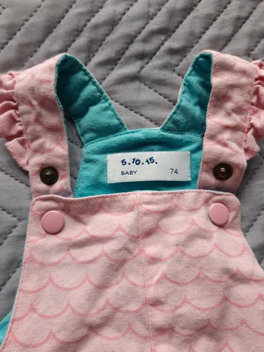 Różowa sukienka 5 10 15 rozmiar 74 niemowlęca