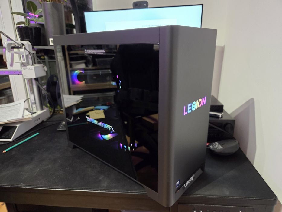 Nowy 2000zł taniej! Komputer gamingowy Lenovo Legion T5  RTX 5070!