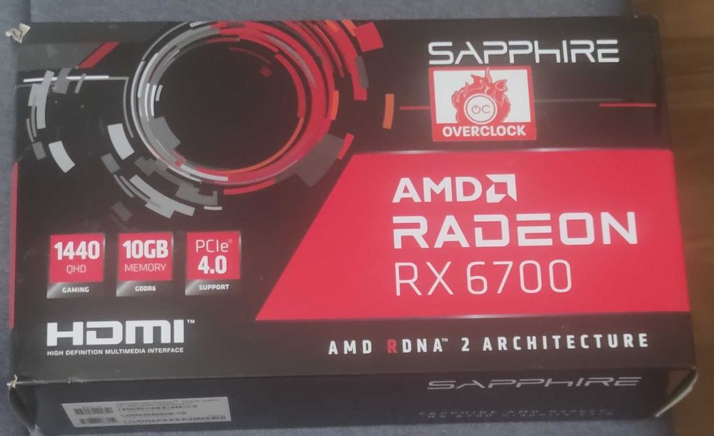 Karta graficzna RX 6700 10GB