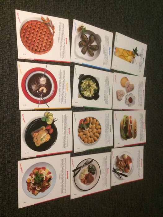 Coleção 12 pequenos livros de Cozinha