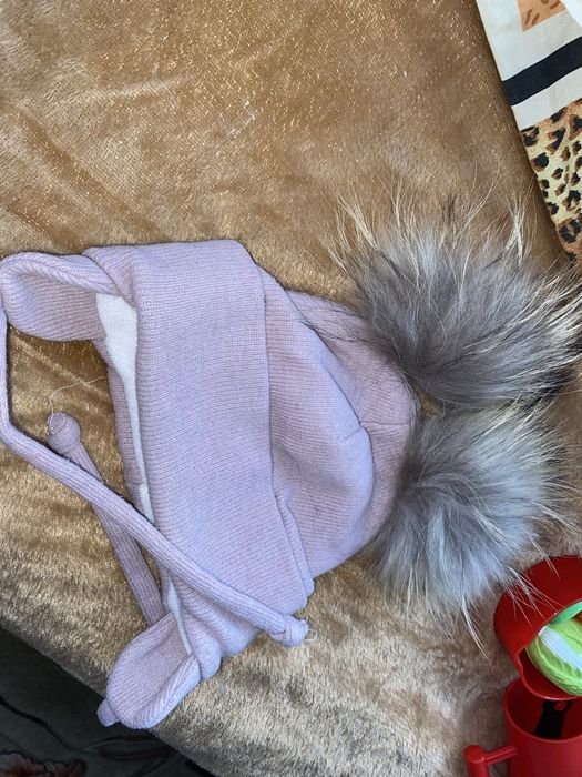 Шапка зимова дівчинка 1-2 роки