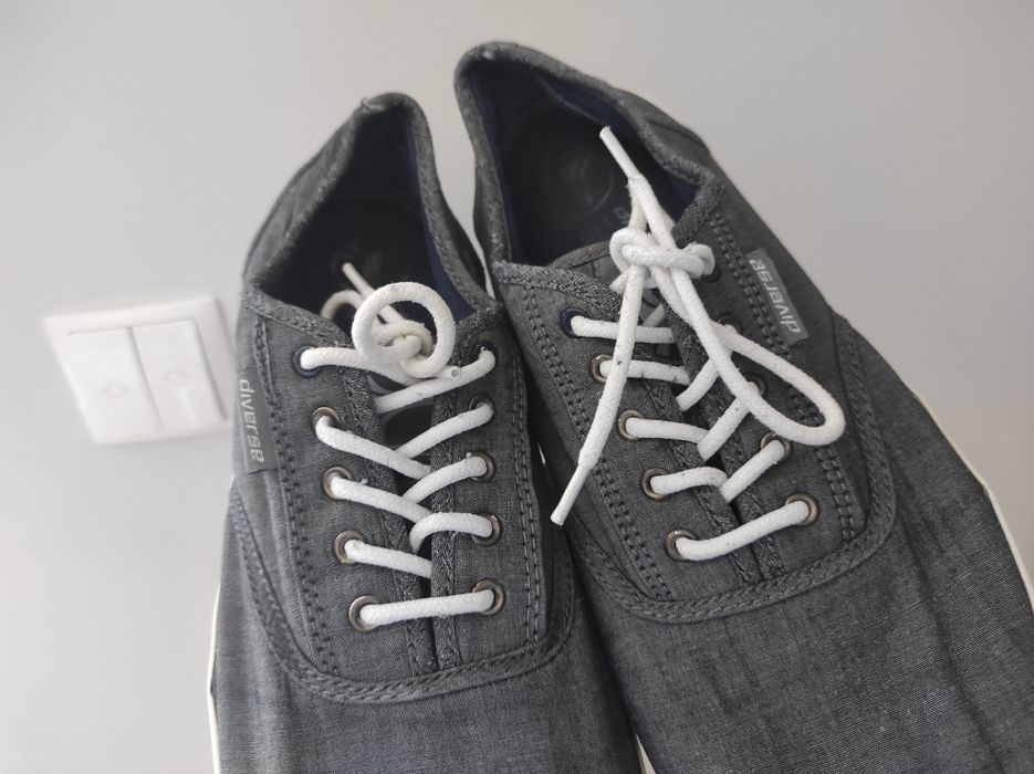 Szare buty męskie trampki tenisówki 44 Diverse