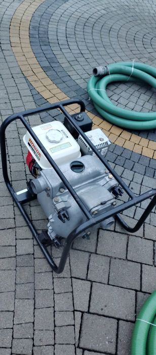 Nieużywana motopompa szlamowa HONDA WT20X | Zestaw z wężami i smokiem, GX160 stan bardzo dobry