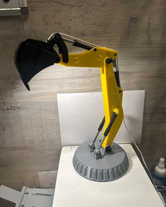 Lampka biurkowa Koparka ramię LED