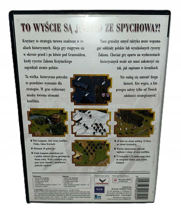 Krzyżacy Box PL gra PC