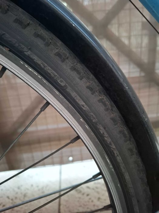 Rower miejski niebieski