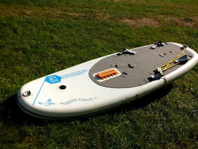 Pompowana deska MANTA: sup/windsurfing/windfoil