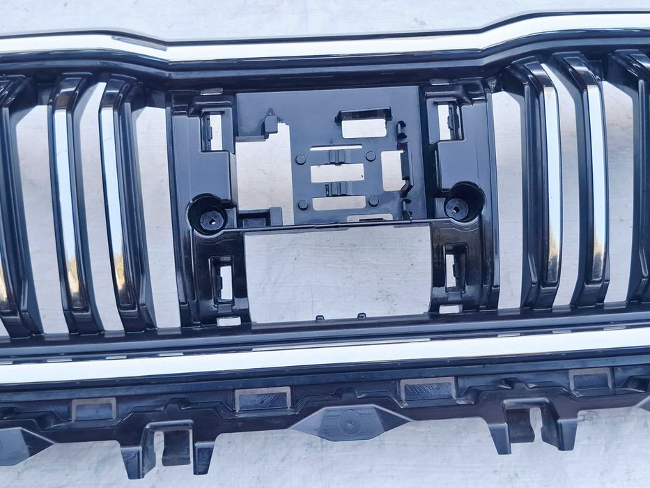 atrapa grill gril chrom zderzaka przód skoda skoda kodiaq i 1 lift