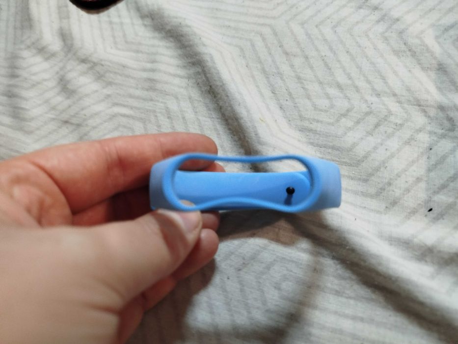Ремінець силіконовий для xiaomi mi band 3 світло-голубий