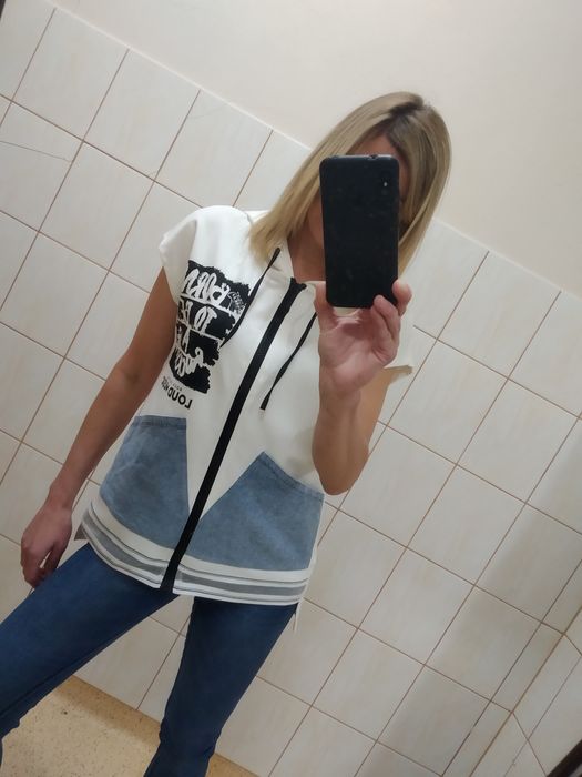 Bluza dresowa Jeansowa