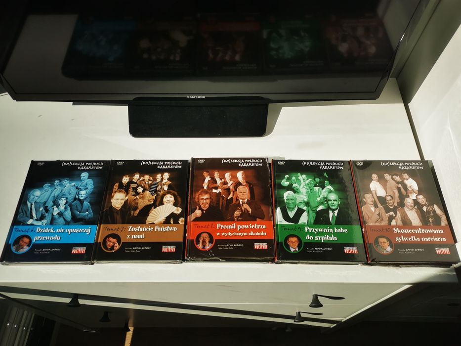 Kolekcja Polskich Kabaretów 15x DVD komplet nowe folia