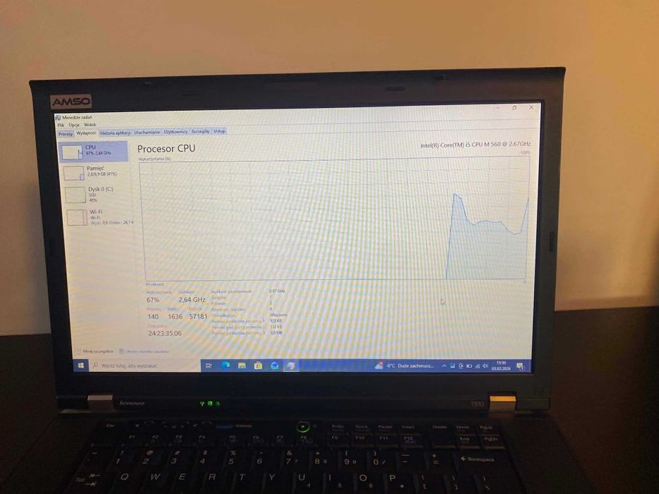 Lenovo ThinkPad T510 (i5 / 8GB RAM / 128GB SSD / Win10)