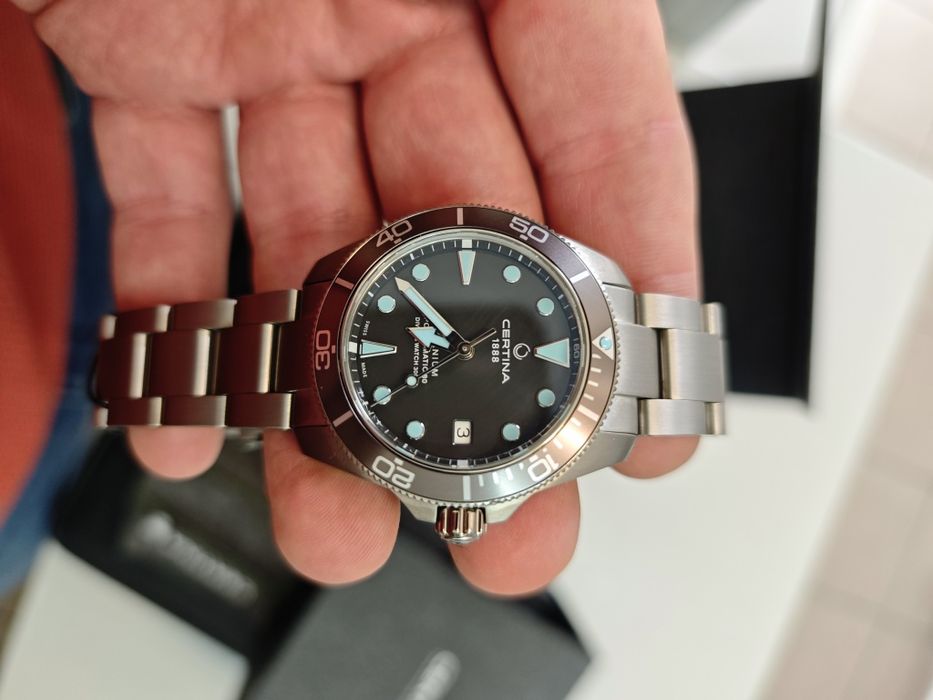 Zegarek Certina automatic titanium 38mm Nowy