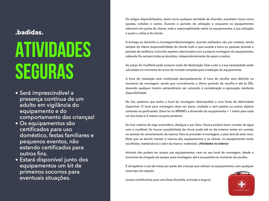 Insuflável MILELE - Solução completa - ALUGUER