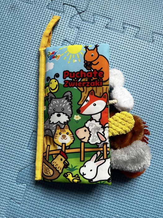 Ksiażeczka z ogonkami. Książeczka sensoryczna