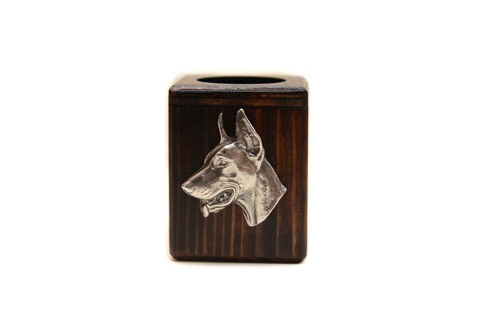 Doberman świecznik kwadratowy Art-Dog