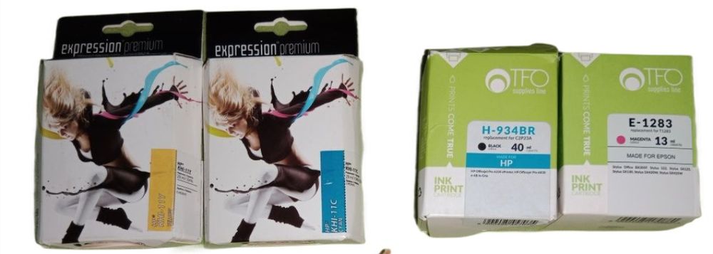 Tusze do drukarki różne rodzaje