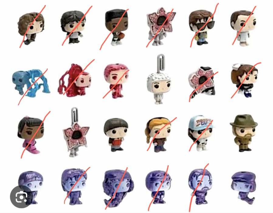 Фігурки stranger things з кіндера