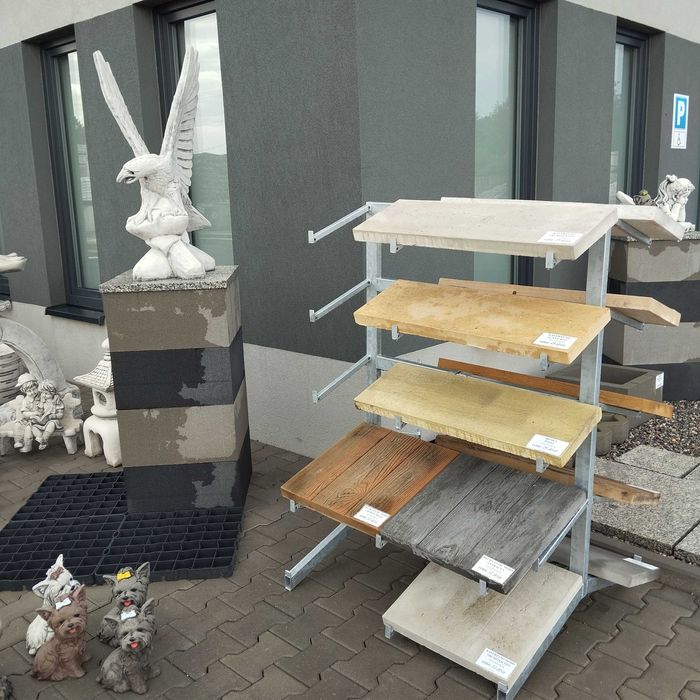 Ozdoby Ogrodowe Figurki Donice Deski Poidełko grys ziemia Kaskada bruk