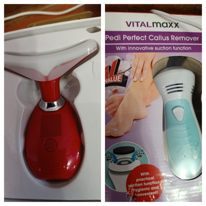 Масажер для обличчя, пилка для ніг