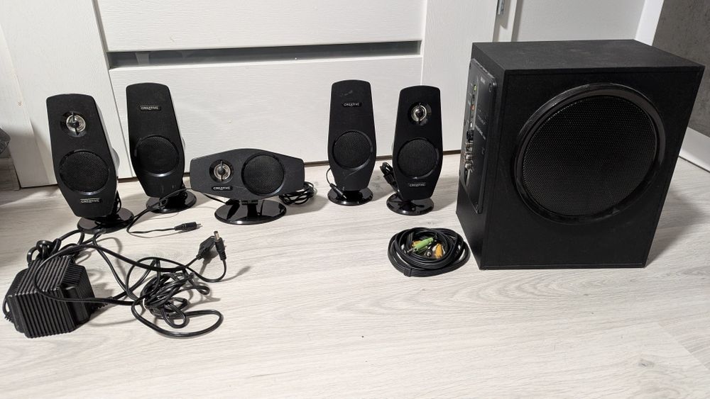 Creative Inspire T6060 głośniki i kable - brak pilota sterującego