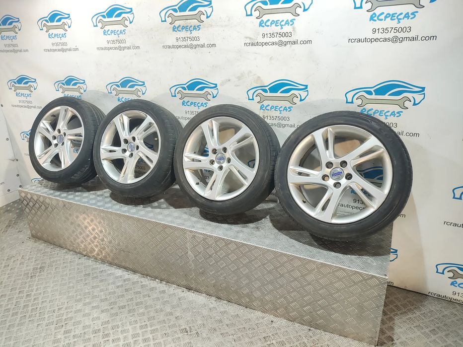Conjunto Jantes 17 Originais Volvo V50 7J ET52 5x108