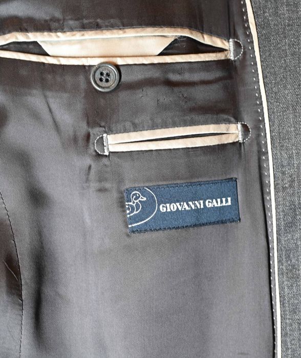 Conjunto de Fato Cinzento Giovanni Galli