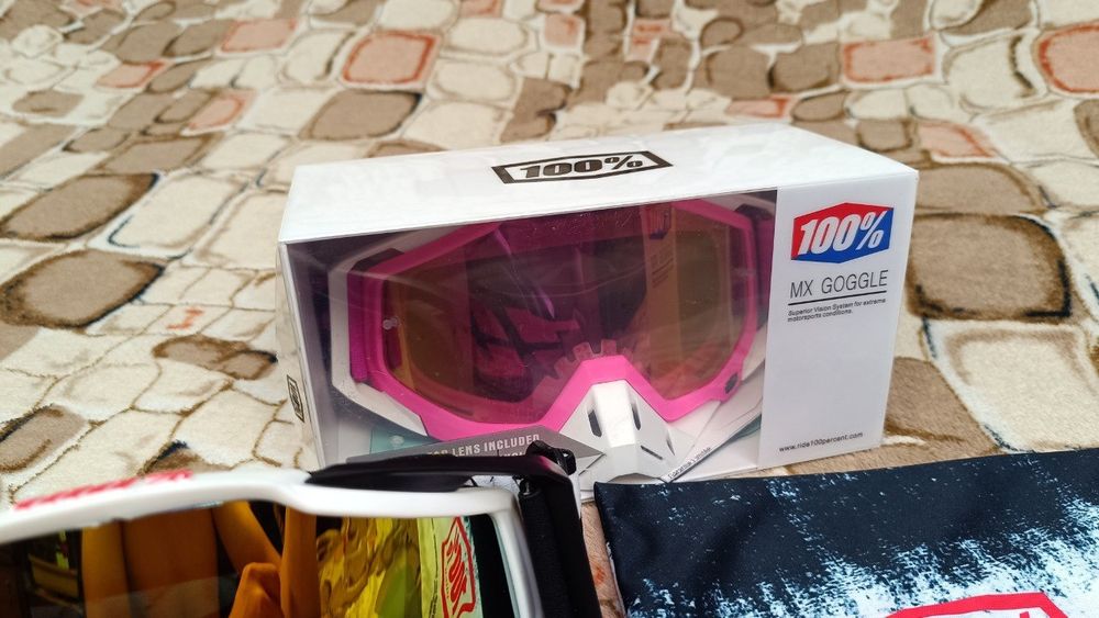 Очки на шолом шлем маска окуляри фулфейс 100% сто процентов