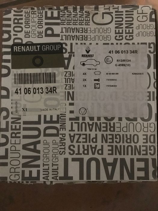 Pastilhas de Travão Renault Kangoo II