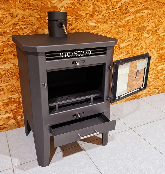 Salamandra Lenha NOVAS - 10.4Kw - FABRICADO PORTUGAL