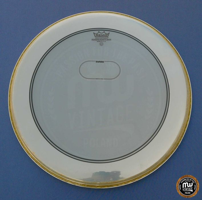 ‼️ Remo - naciąg Powerstroke 3 Clear 20” + podw łatka Evans Nr 1 ‼️