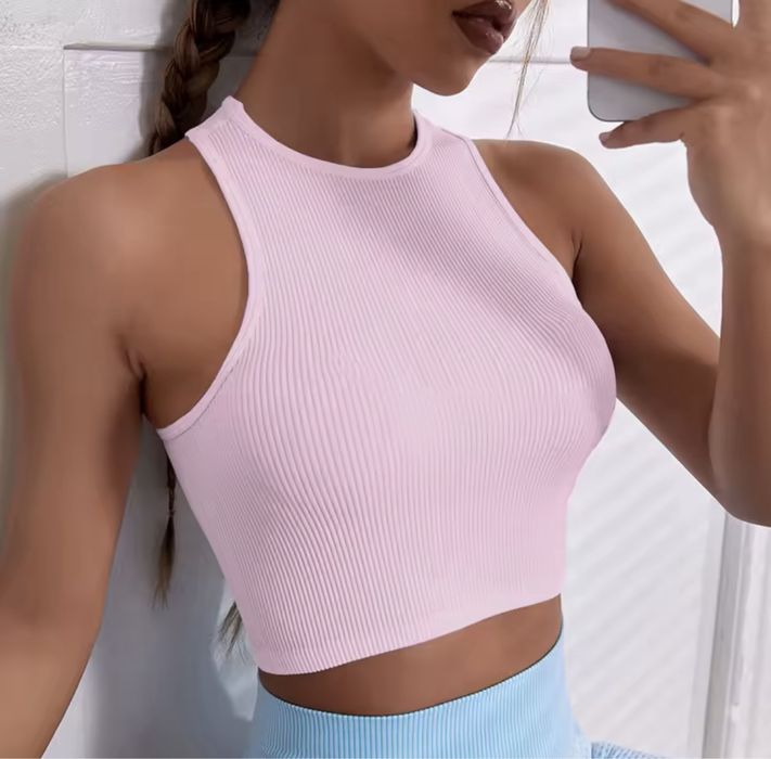 Майка-топ жіноча, світло-рожева