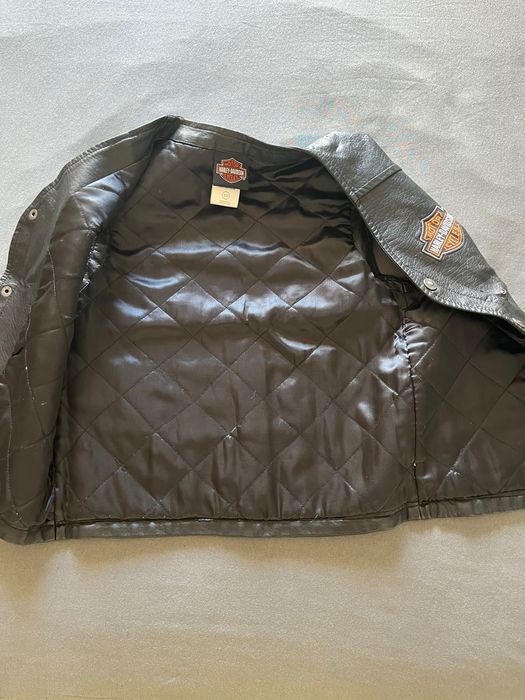 Colete Harley Davidson para criança (tamanho 8/10)