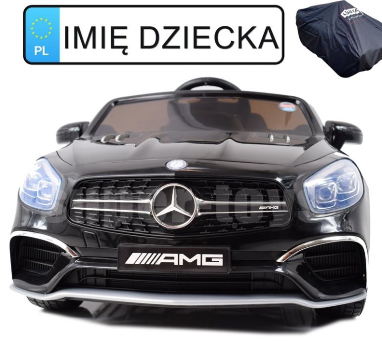 Auto na akumulator Mercedes SL65  na licencji LAKIEROWANY 2x45W