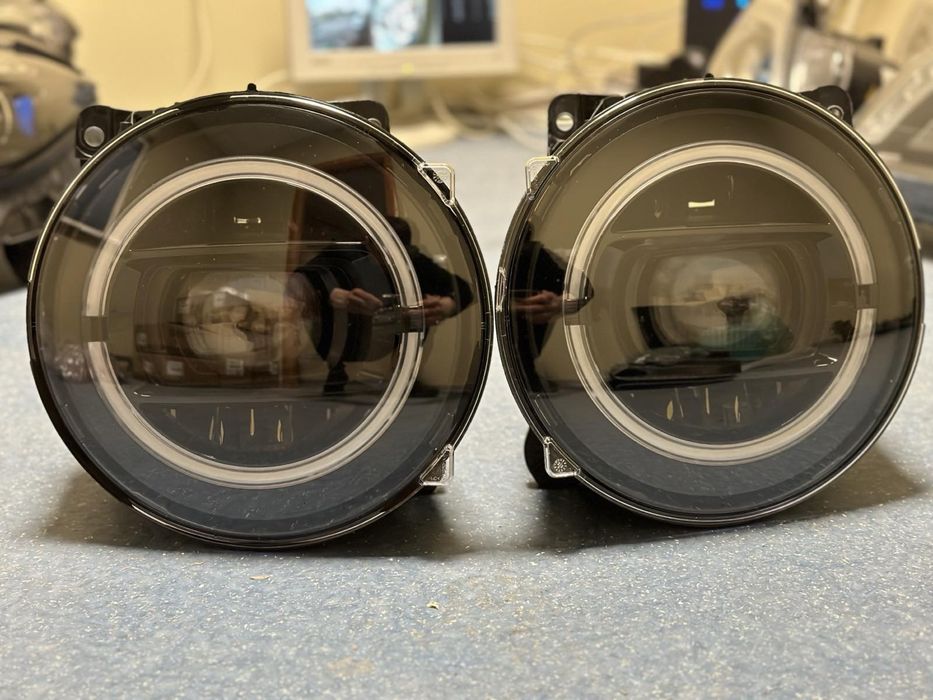 Фары оригинал мерседес G 463 464 куб черные рестайлинг идеальные
