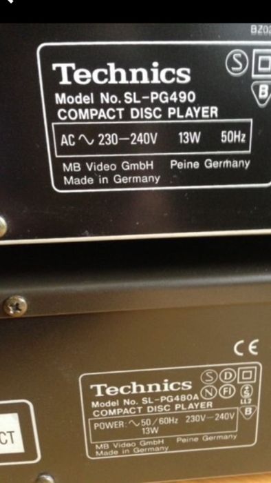 Technics SL-PG490 CD проигрыватель