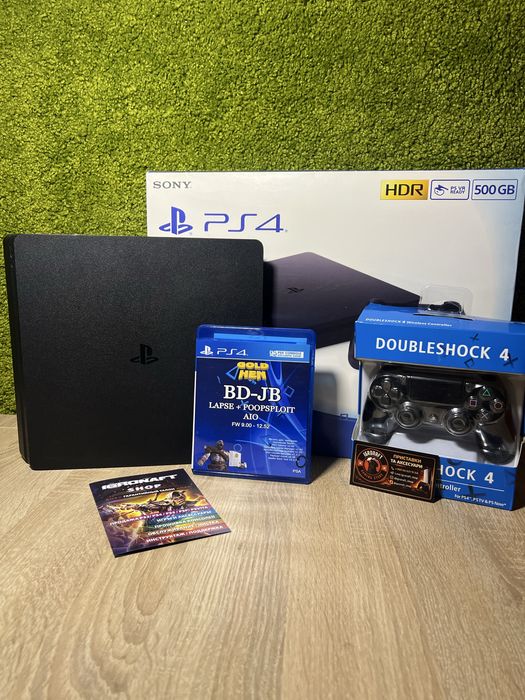 Магазин! PlayStation 4  Slim 1TB GoldHen + 25 ігор, новий джойстик, гарантія 6 міс