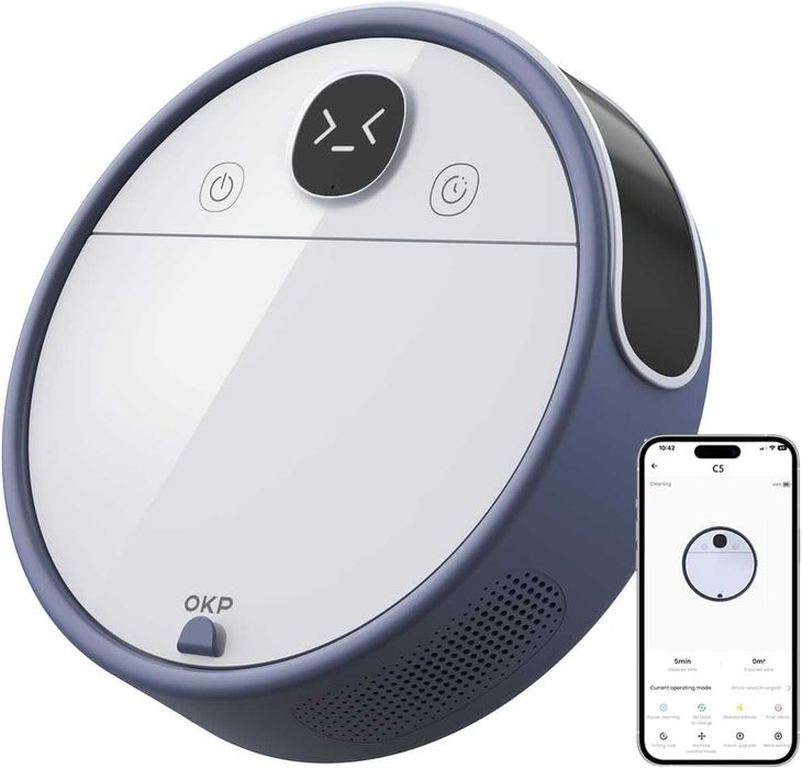 ROBOT Sprzątający OKP C5 WiFi Sterowany aplikacją z KAMERĄ