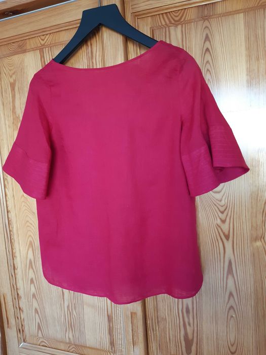 Lniana bluzka Massimo Dutti